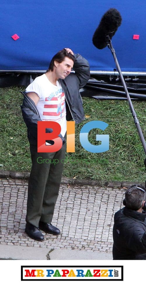 Tom Cruise on Mission Impossible 4 Set