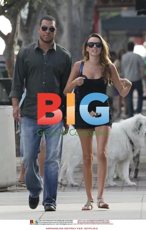 Nadine Coyle and Jason Bell Lunch in LA
