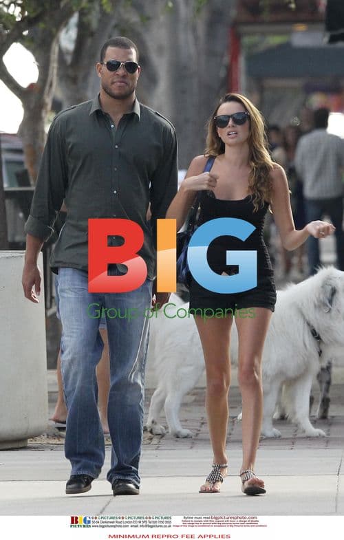 Nadine Coyle and Jason Bell Lunch in LA