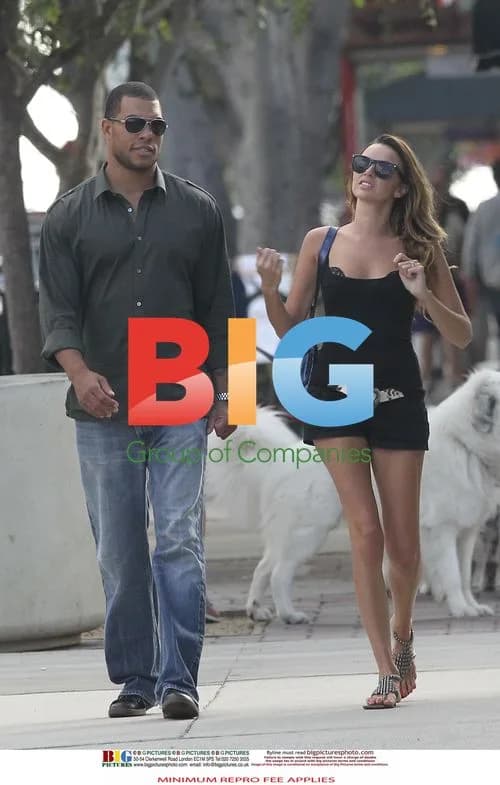 Nadine Coyle and Jason Bell Lunch in LA