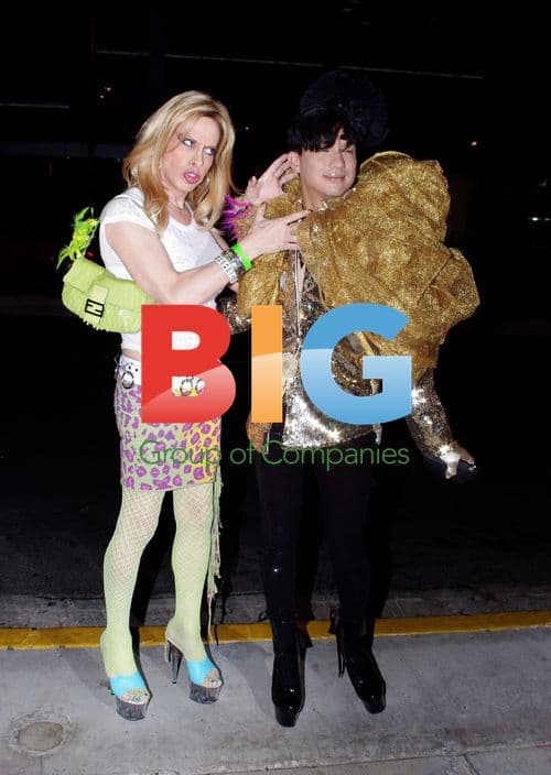 Alexis Arquette and Bobby Trendy at West Hollywood Nightclub