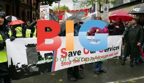 Protesters at Conservative Party Conference 2010