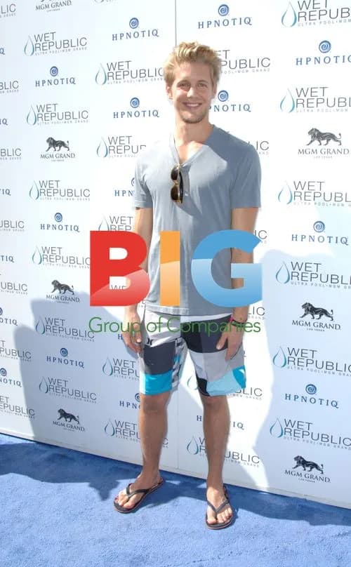 Matt Barr at WET Republic pool party
