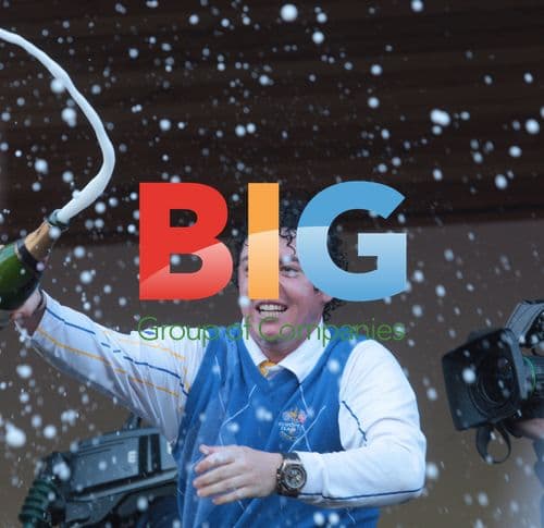 Rory Mcllroy celebrates Ryder Cup win