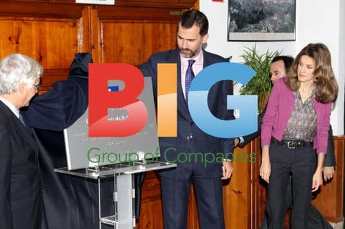 Prince Felipe and Princess Letizia visit school in Albacete