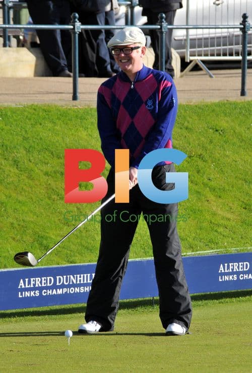 Sir Steve Redgrave, Ginfranco Zola, John Daley and Chris Evans at Dunhill Cup