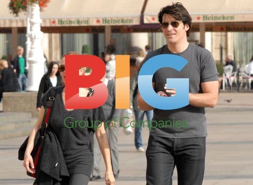 Goran Visnjic and family in Zagreb