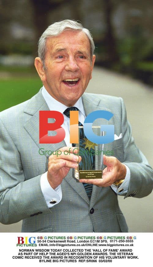 Sir Norman Wisdom Wins Hall of Fame Award