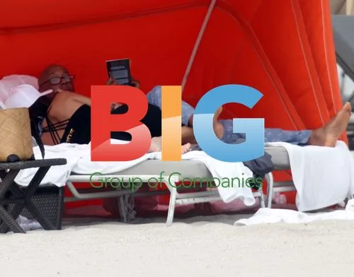 Russell Simmons at the Beach