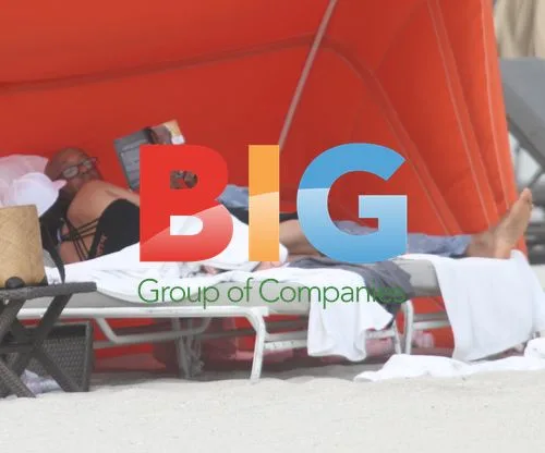 Russell Simmons at the Beach