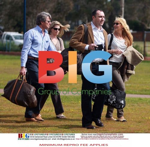 Jerry Hall and Warwick Helmsley in Perth