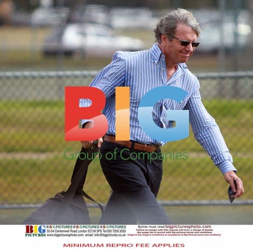 Jerry Hall and Warwick Helmsley in Perth