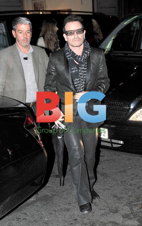 Bono at Vuitton event in Paris