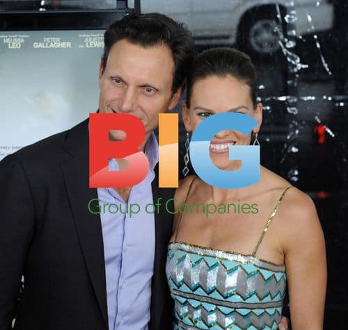 Hilary Swank and Tony Goldwyn at "Conviction" Premiere