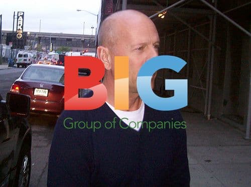 Bruce Willis at Letterman Show