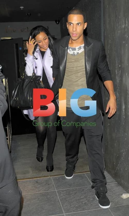 Rochelle Wiseman and Marvin Humes at Chinawhites