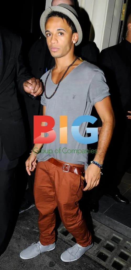 Aston Merrygold Leaving Nightclub in London