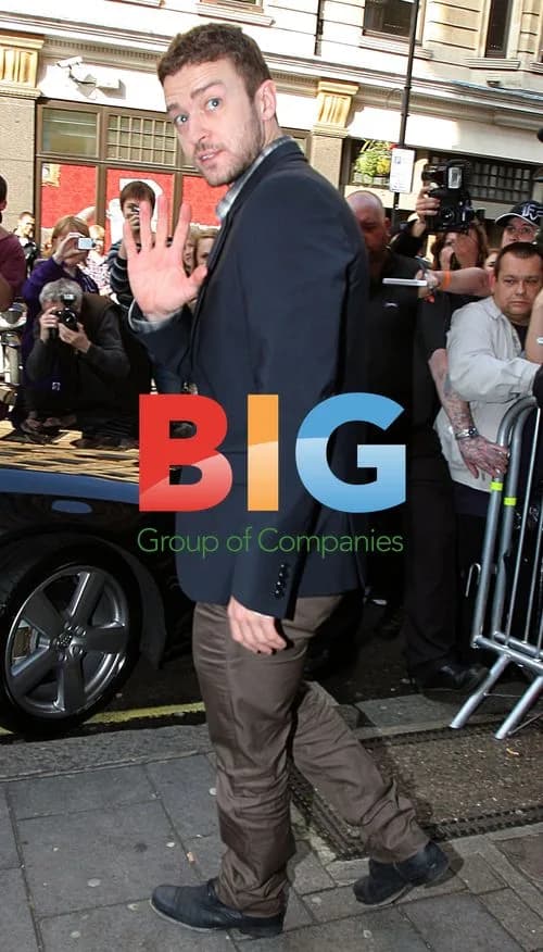Justin Timberlake leaves Radio 1 in London