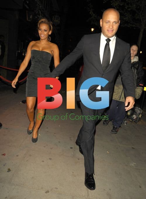 Mel B and Stephen Belefonte Leaving Nightclub