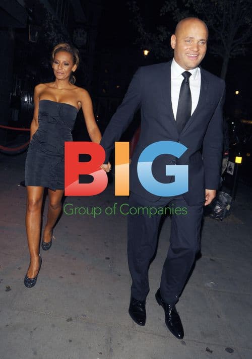 Mel B and Stephen Belefonte Leaving Nightclub