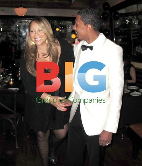 Nick Cannon and Mariah Carey at Nick's 30th Birthday Party