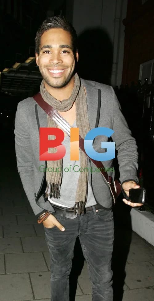 X Factor Contestant Daniel Johnson at Claridges