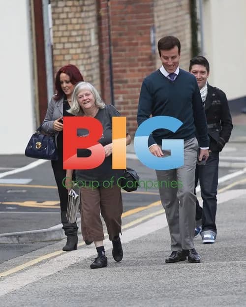 Ann Widdecombe and Anton du Beke in Devon