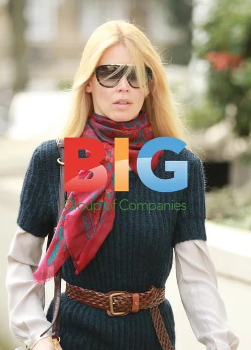Claudia Schiffer After School Run