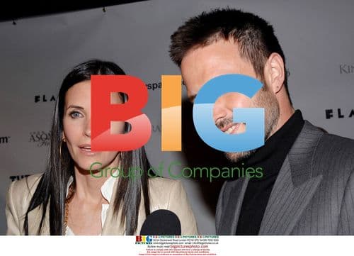 David Arquette and Courtney Cox at "The Tripper" Premiere