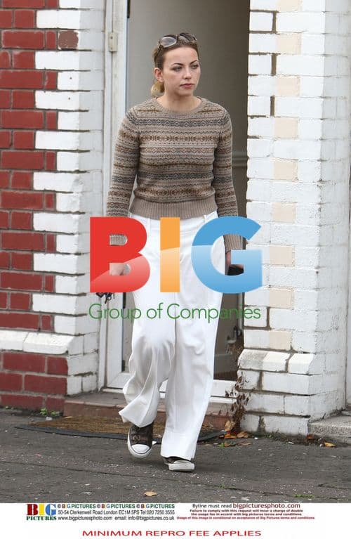 Charlotte Church in White Flares