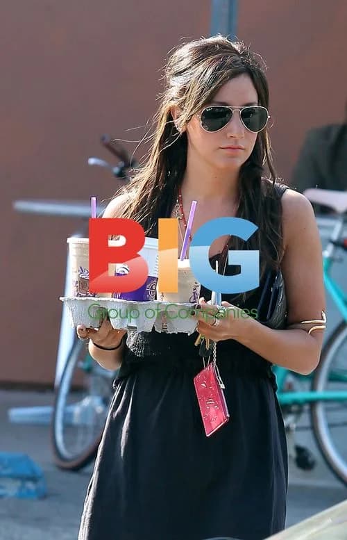 Ashley Tisdale Gets Coffee in Toluca Lake