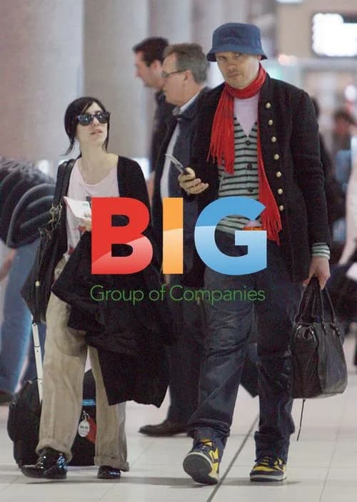 Billy Corgan and Jessica Origliasso Depart Perth Airport