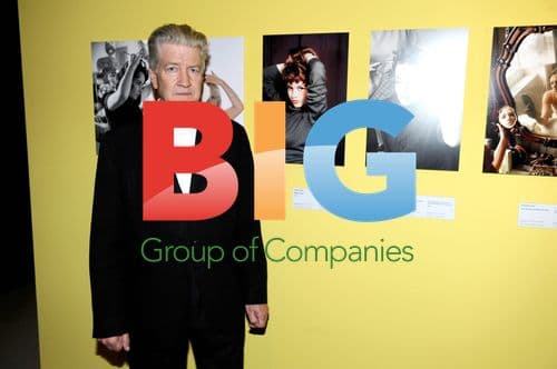 David Lynch at "Brune/Blonde" exhibition