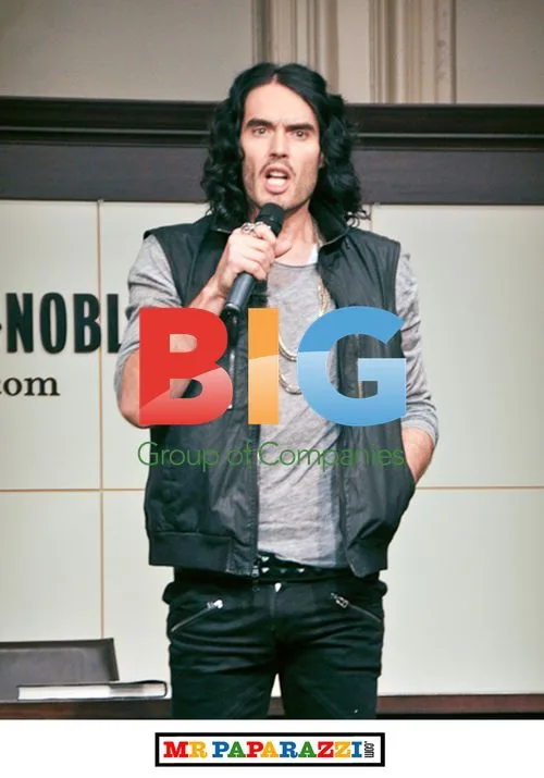 Russell Brand promotes "Booky Wook 2" in NYC
