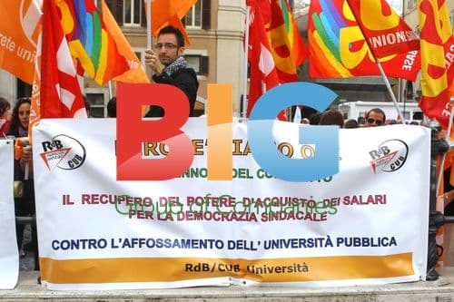 Student Protest in Rome