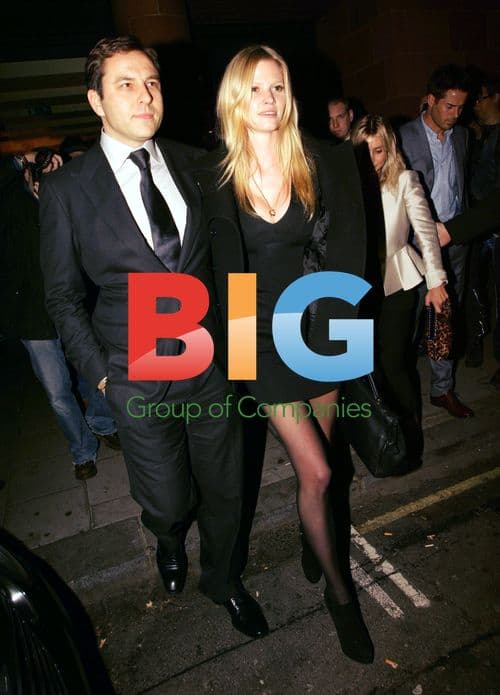 David Walliams and Laura Stone Leaving London