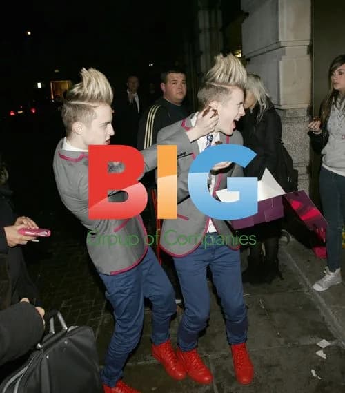 Jedward Eating Cake in London