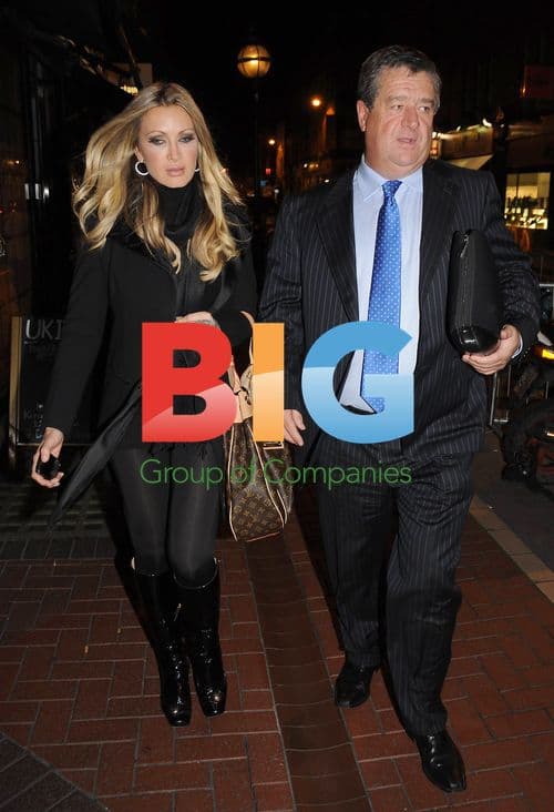 Caprice Bourret Leaving Dublin Restaurant