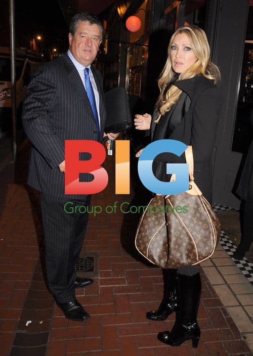 Caprice Bourret seen leaving Dublin restaurant