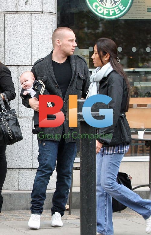 Danielle Lloyd & Jamie O'Hara with baby Archie