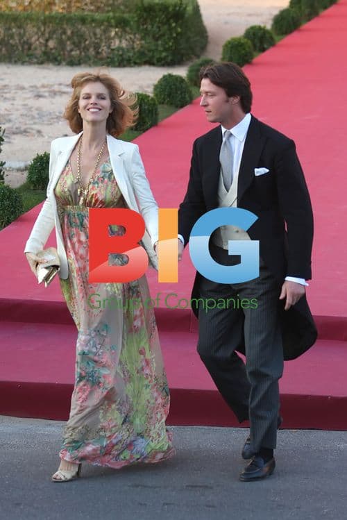 Eva Herzigova and Gregorio Marsiaj at Wedding