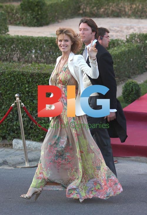 Eva Herzigova and Gregorio Marsiaj at Spanish Wedding