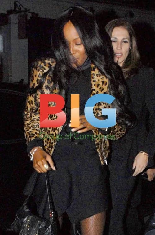 Naomi Campbell Leaving C London