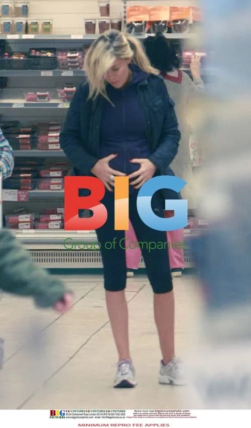 Pregnant Model Abigail Clancy Shopping