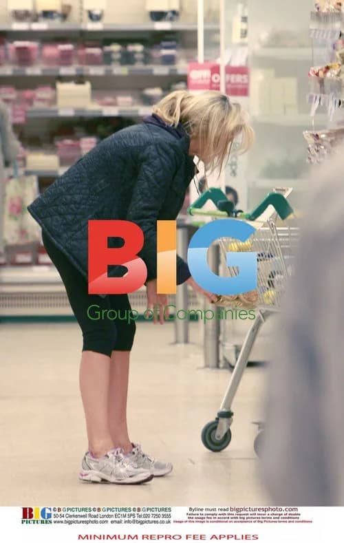 Pregnant Model Abigail Clancy Shopping