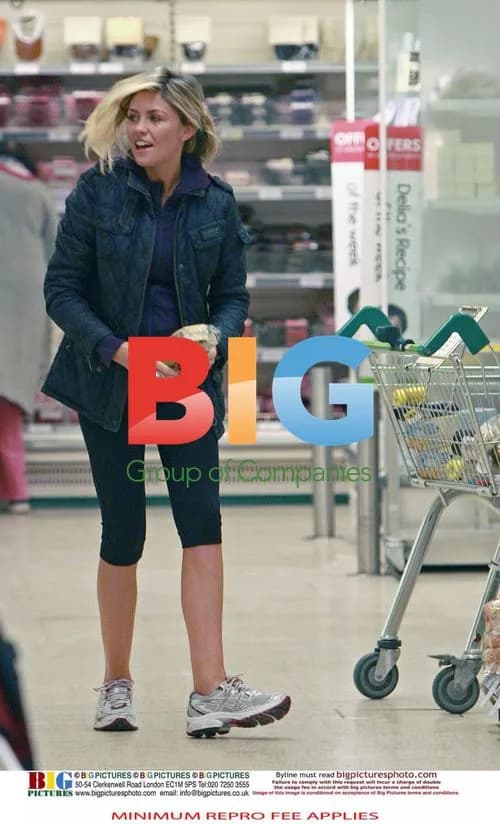 Pregnant Model Abigail Clancy Spotted Shopping