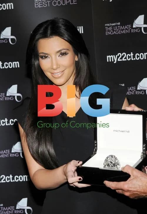 Kim Kardashian and Michael Hill at Engagement Ring Event