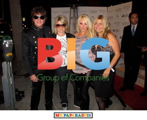 Richie Sambora and Nikki Lund at LA Fashion Week