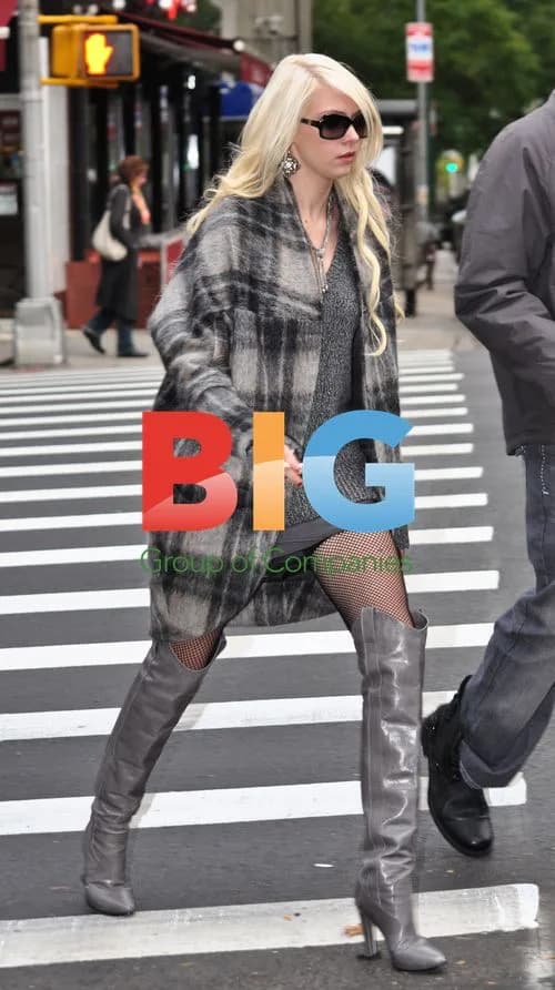 Taylor Momsen on Gossip Girl Set