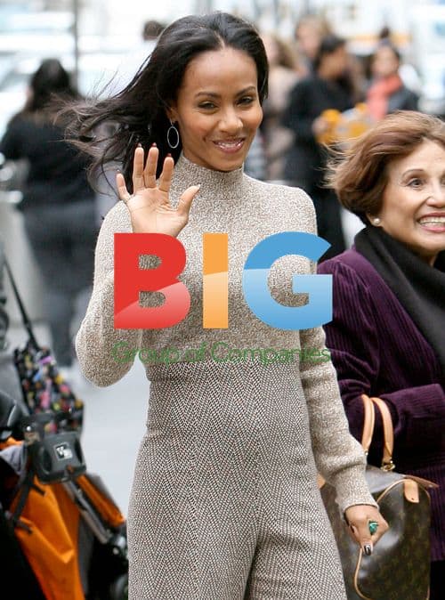 Jada Pinkett Smith Walks Dog in NY